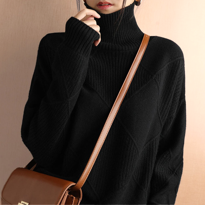 Nina - Structured turtleneck sweater