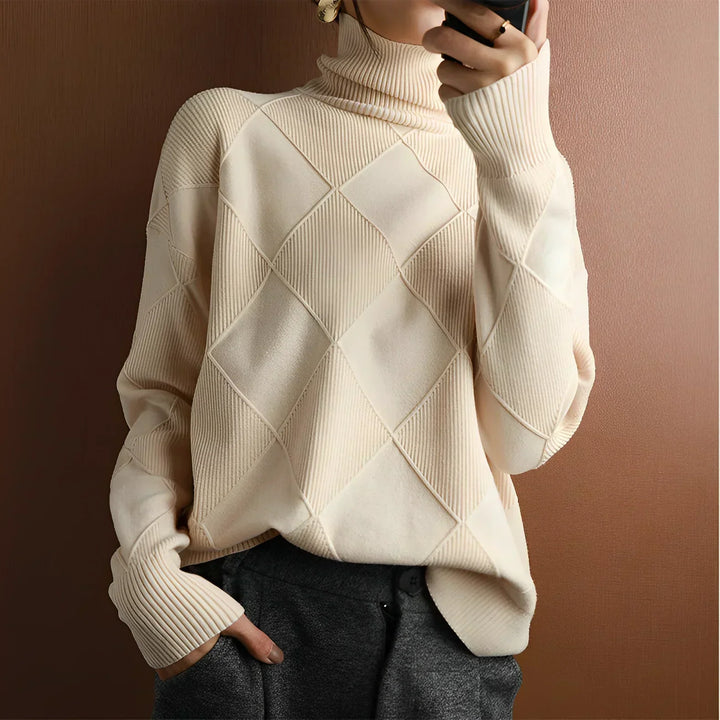 Nina - Structured turtleneck sweater