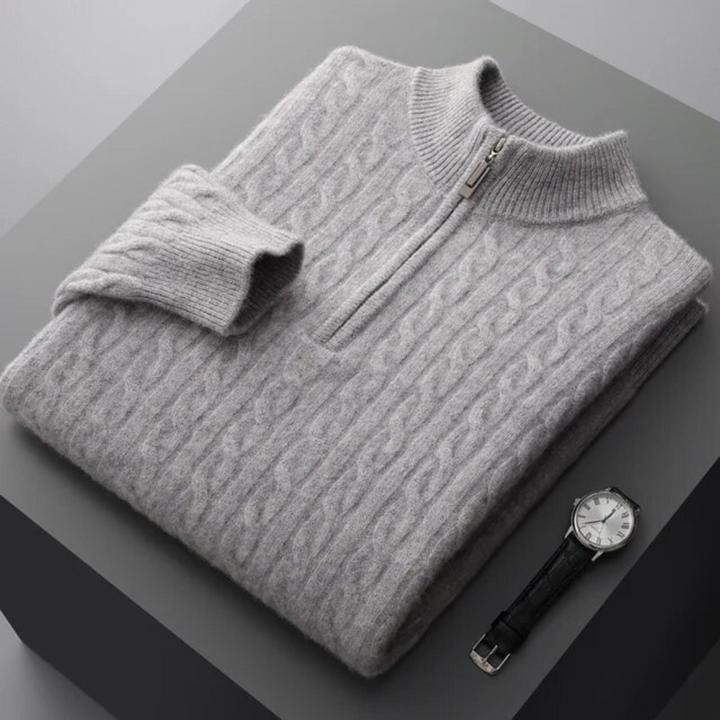 Marcello - Cashmere Half-Zip Sweater