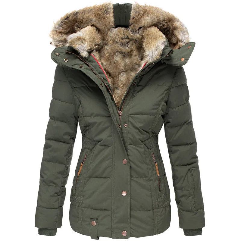 Tessa - Warm Winter Jacket With Fur Lining