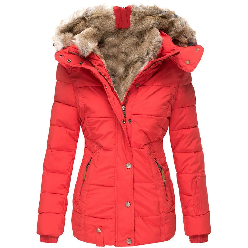 Tessa - Warm Winter Jacket With Fur Lining