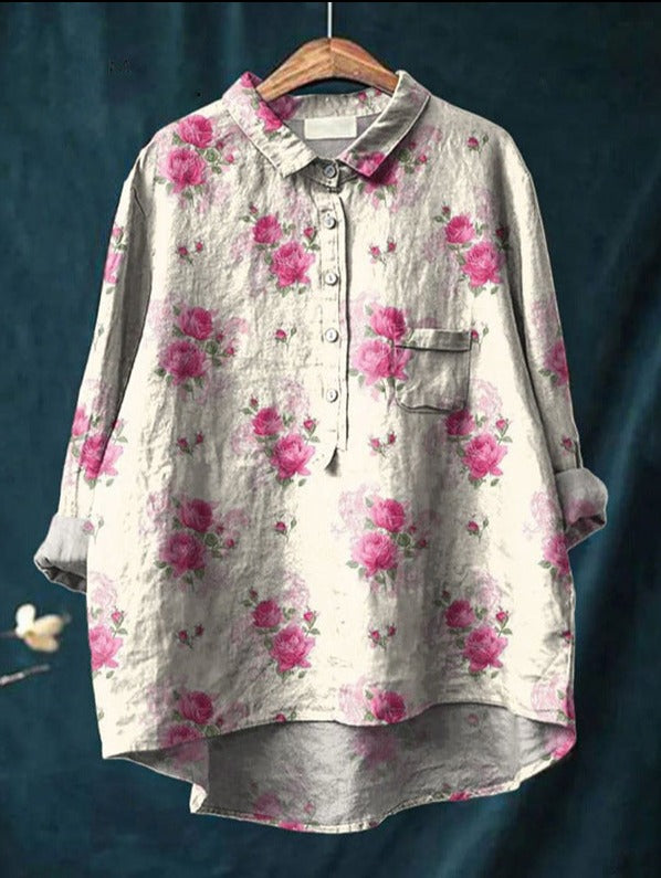 Mandy - Classic Floral Shirt