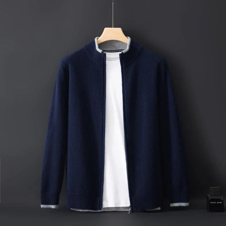 Riku - Cashmere Zip Cardigan