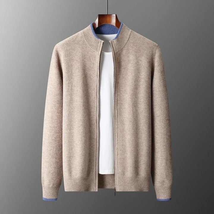 Riku - Cashmere Zip Cardigan