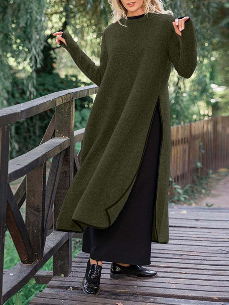 Deana - Cozy Layered Maxi Dress