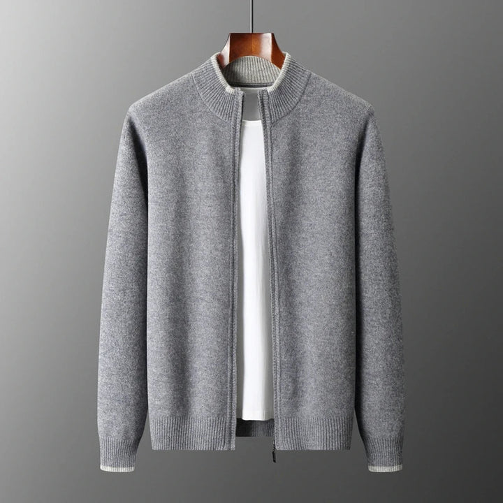 Riku - Cashmere Zip Cardigan