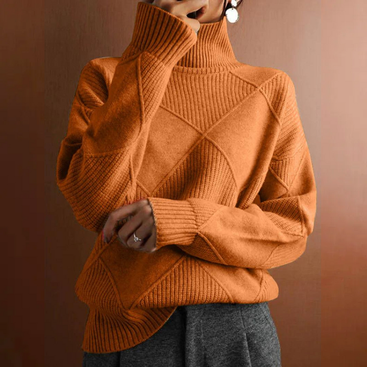 Nina - Structured turtleneck sweater