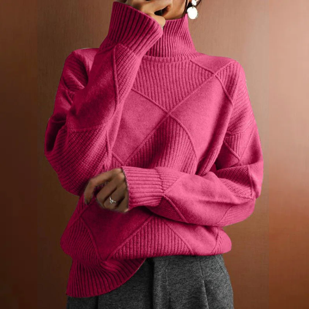 Nina - Structured turtleneck sweater