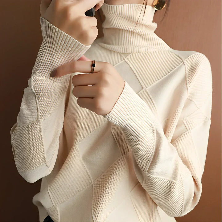 Nina - Structured turtleneck sweater